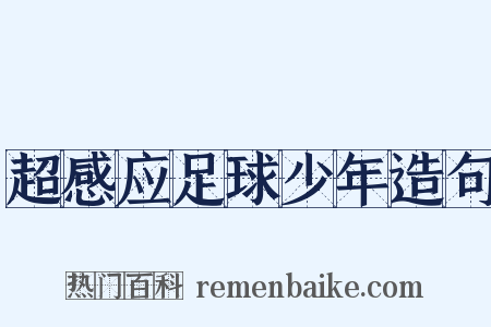超感应足球少年造句是什么意思的图片